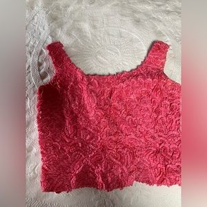 VTG ruffle bodice top
